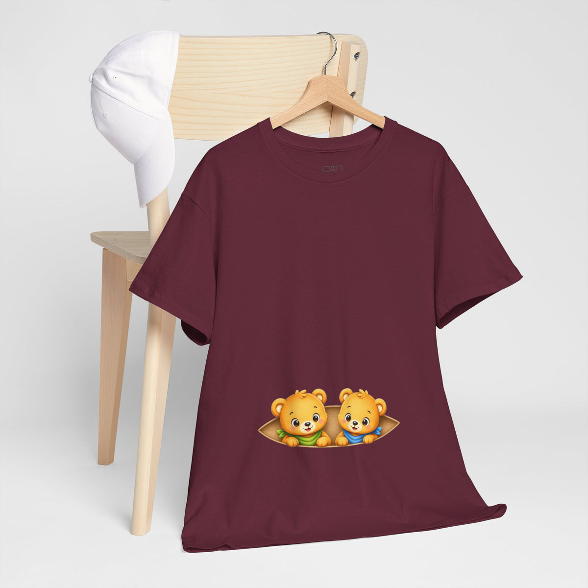 Camiseta embarazo gemelar | Ositos Gemelos