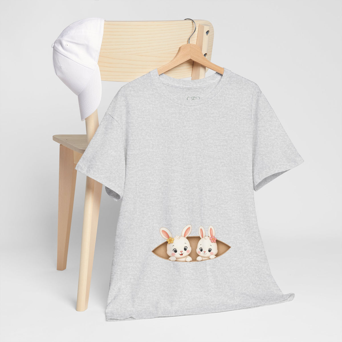 Camiseta embarazo gemelar | Conejitas Gemelas