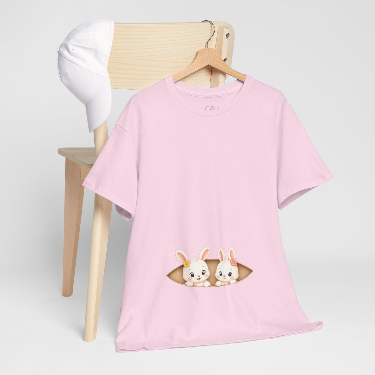 Camiseta embarazo gemelar | Conejitas Gemelas