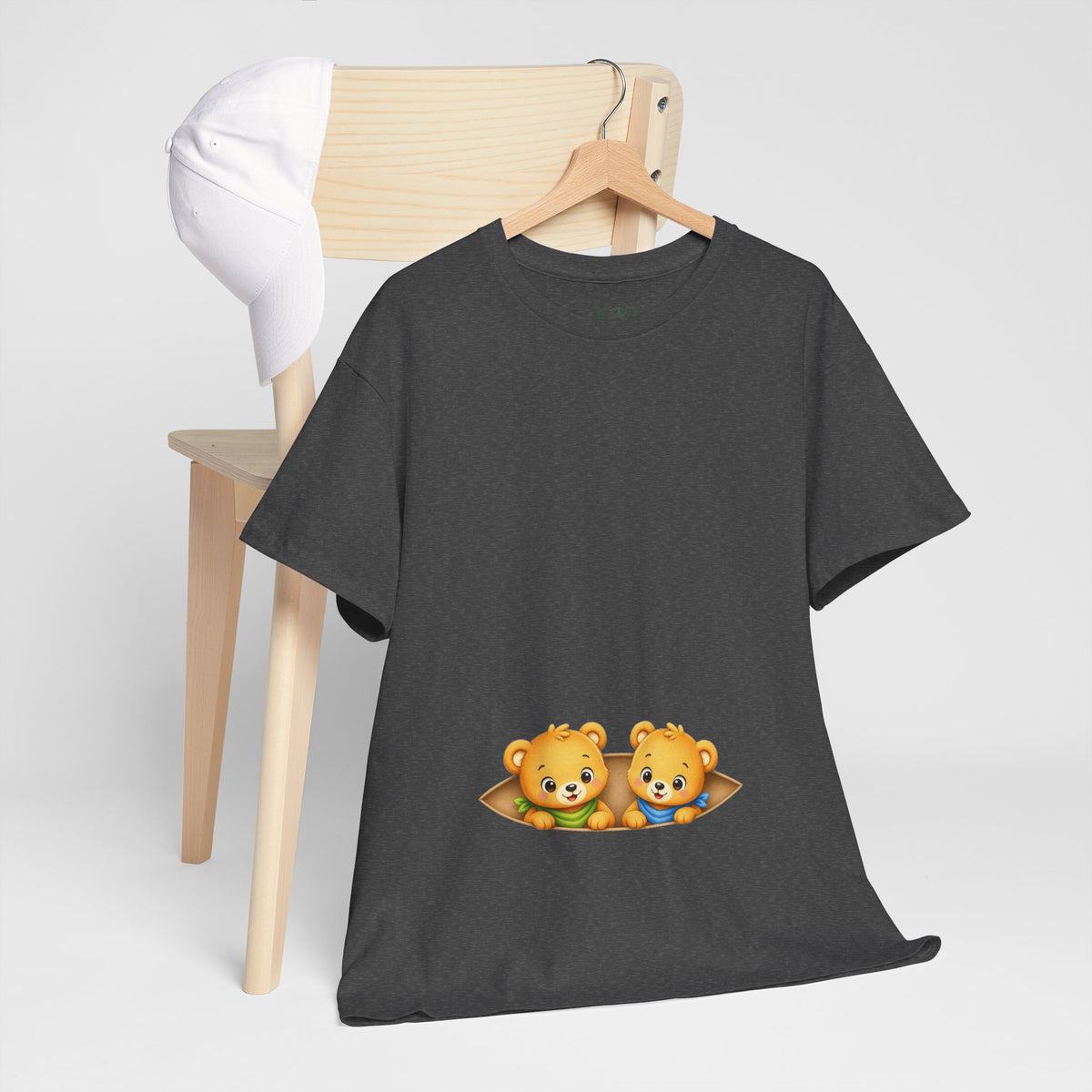 Camiseta embarazo gemelar | Ositos Gemelos