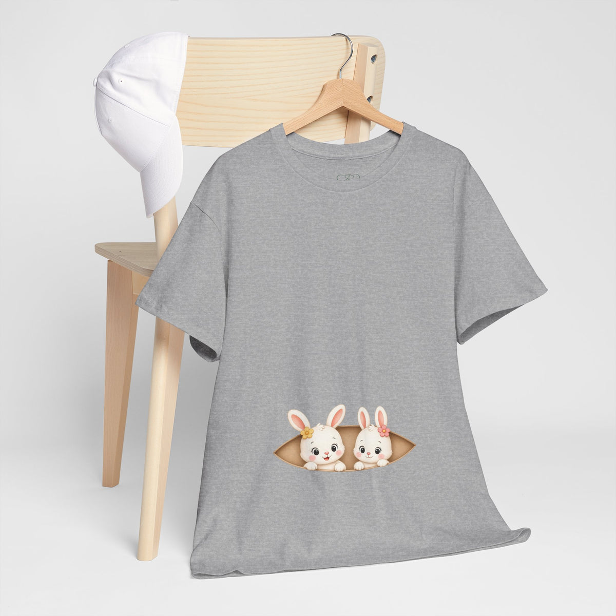 Camiseta embarazo gemelar | Conejitas Gemelas