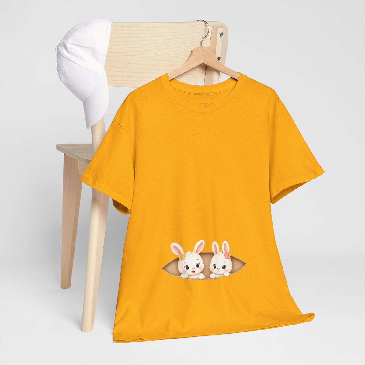 Camiseta embarazo gemelar | Conejitas Gemelas