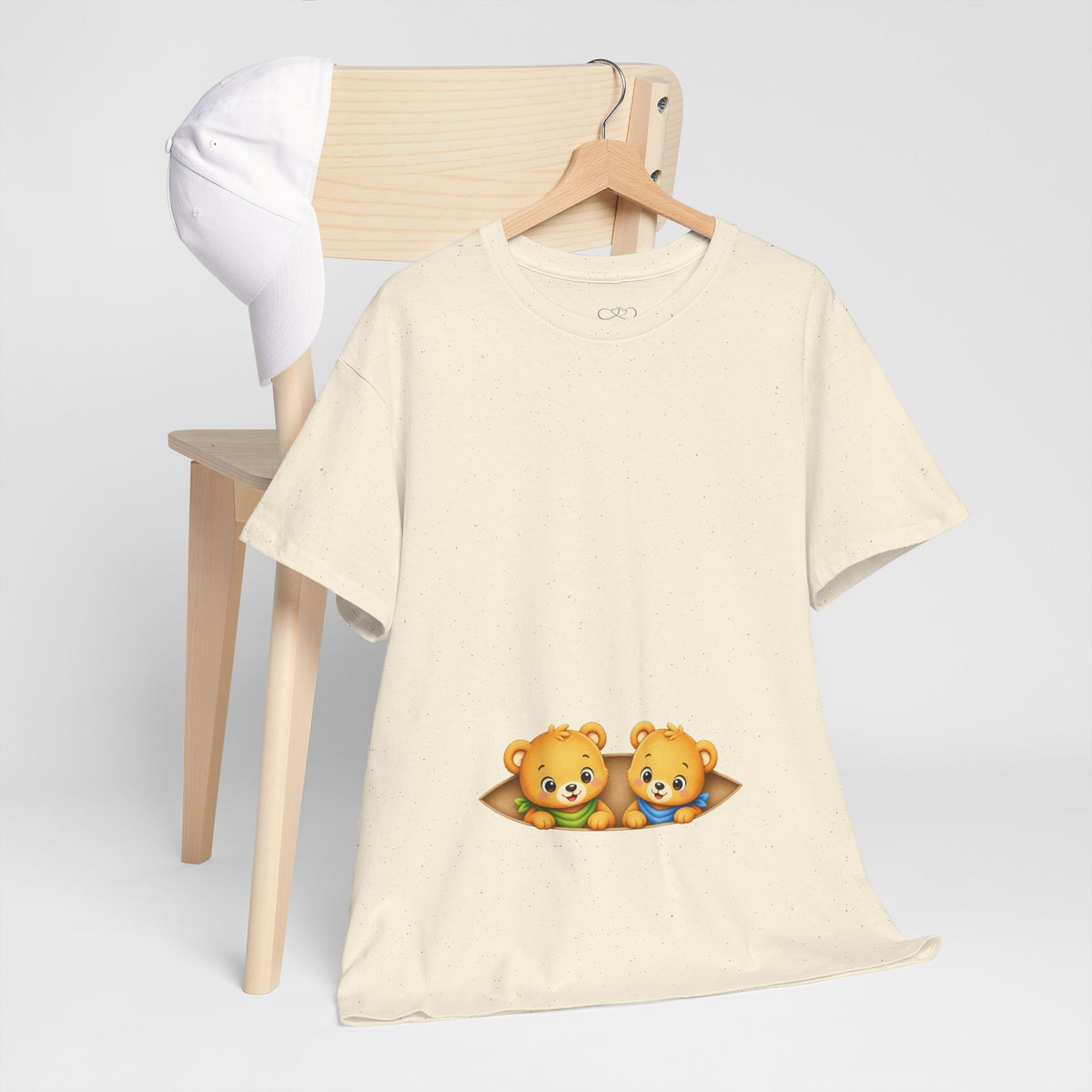 Camiseta embarazo gemelar | Ositos Gemelos