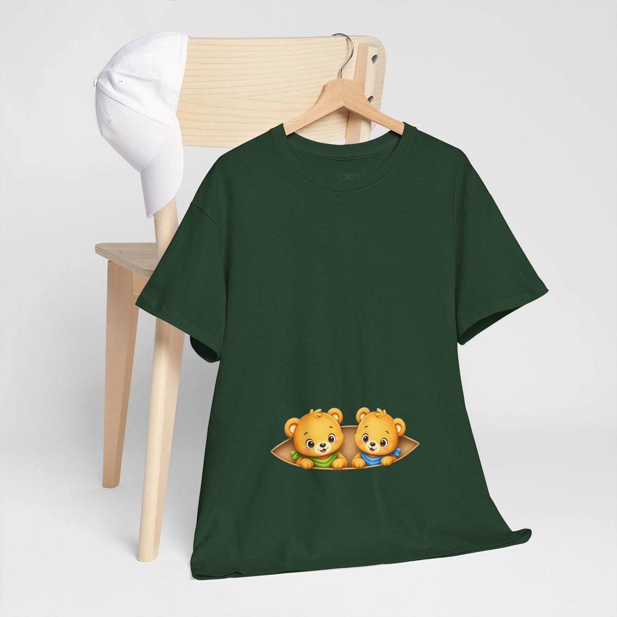 Camiseta embarazo gemelar | Ositos Gemelos