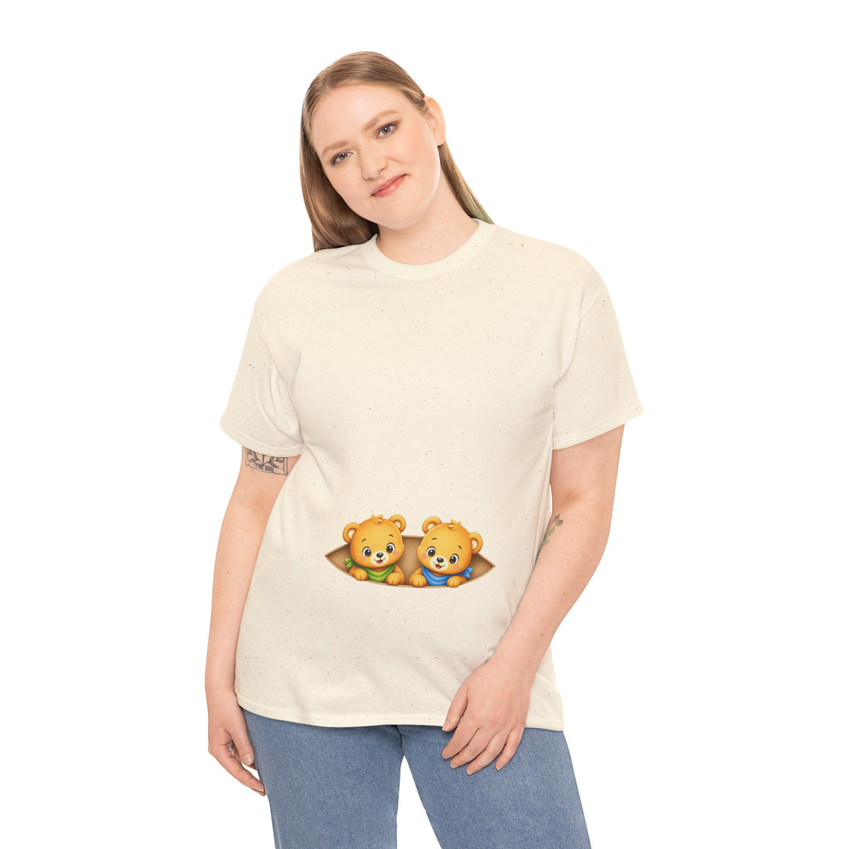Camiseta embarazo gemelar | Ositos Gemelos
