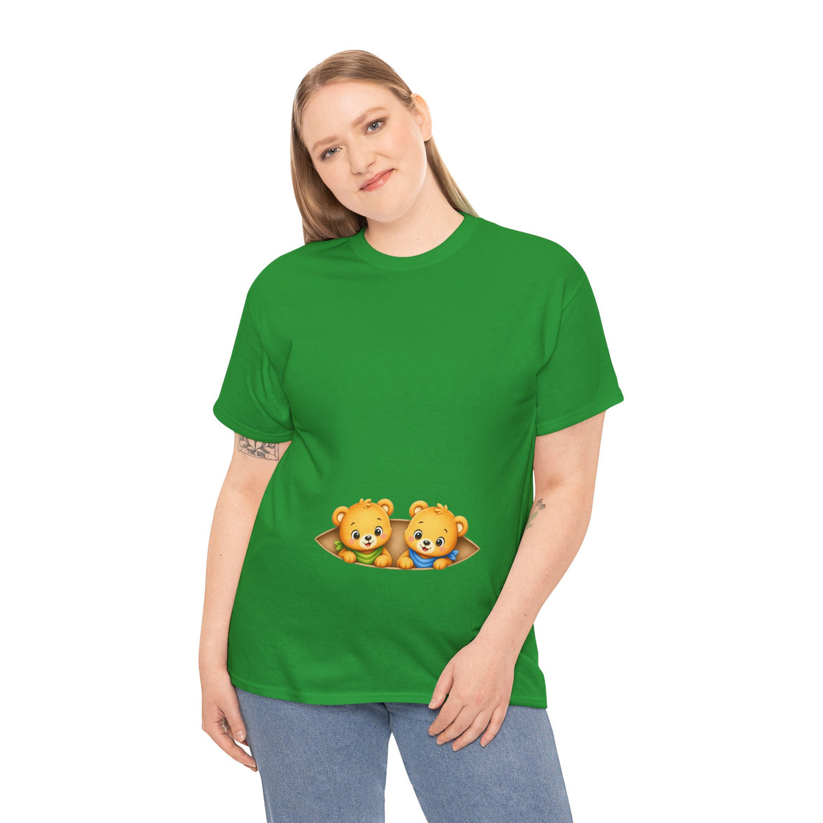 Camiseta embarazo gemelar | Ositos Gemelos