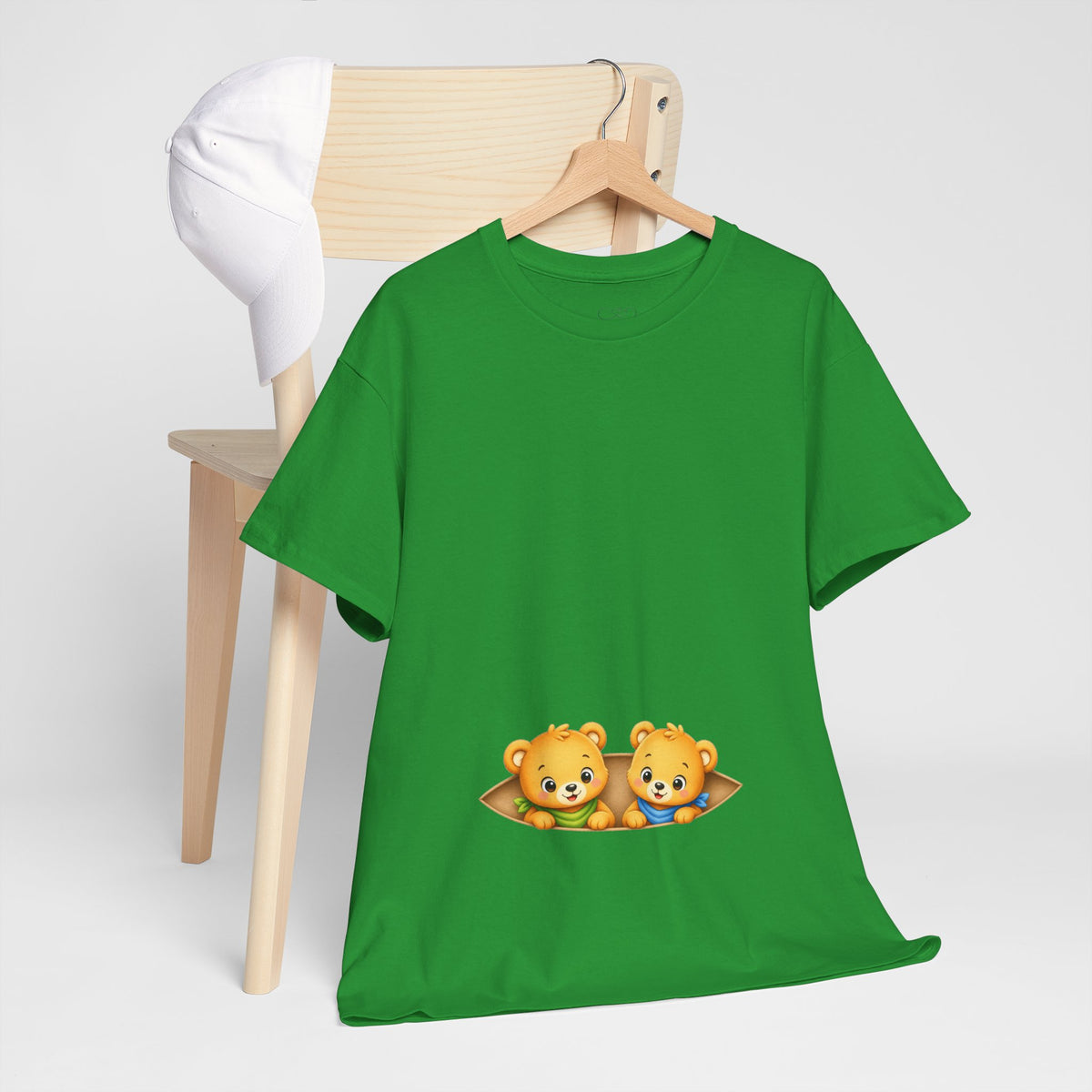 Camiseta embarazo gemelar | Ositos Gemelos