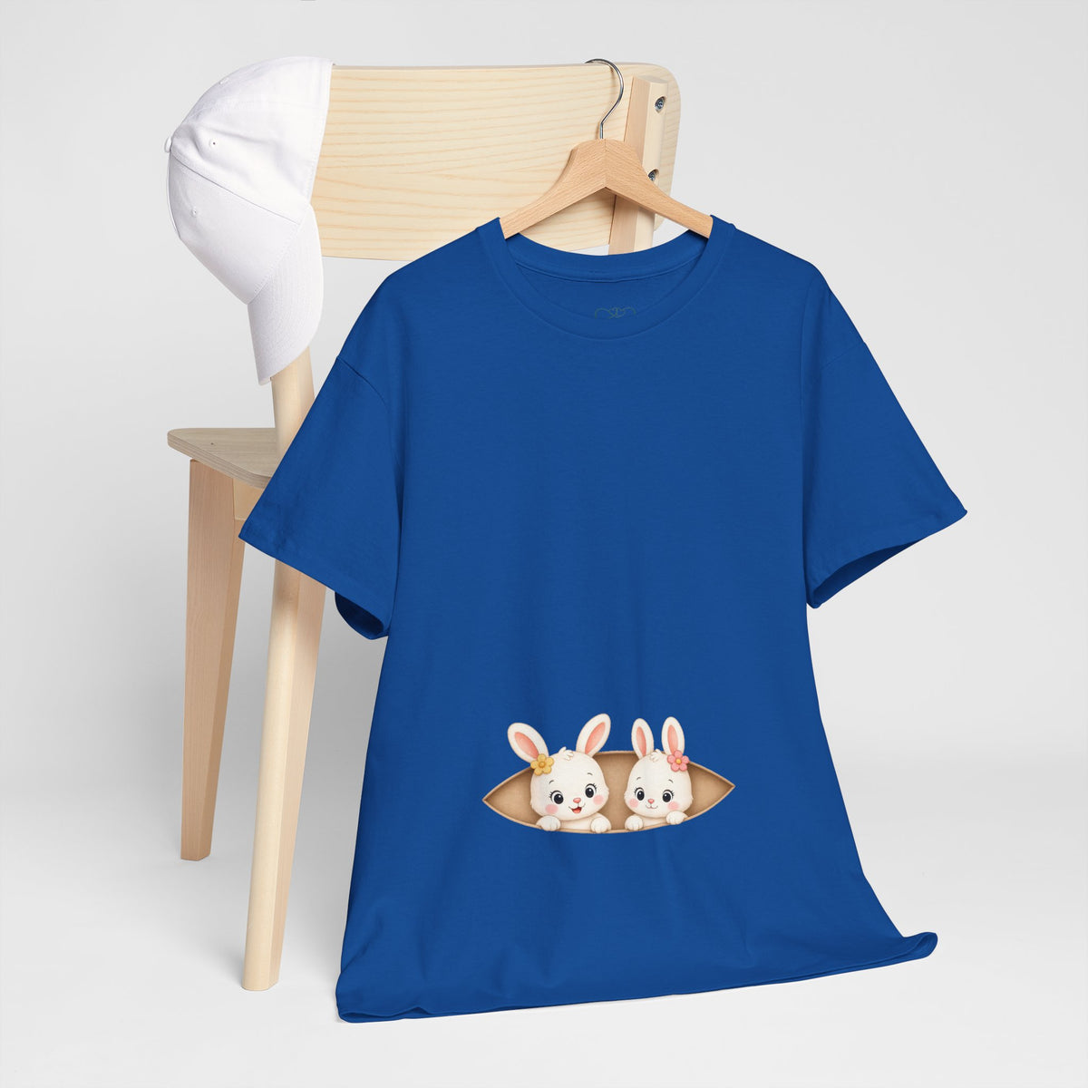 Camiseta embarazo gemelar | Conejitas Gemelas