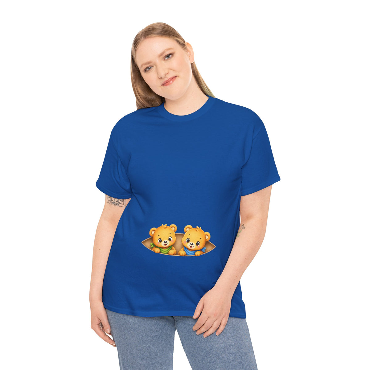 Camiseta embarazo gemelar | Ositos Gemelos