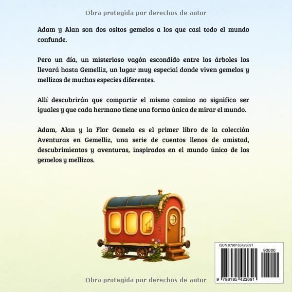 Adam, Alan y la Flor Gemela | Cuento para gemelos y mellizos