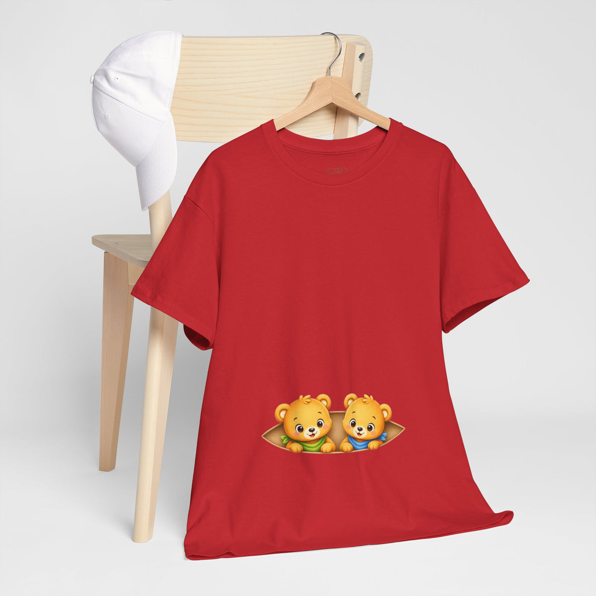 Camiseta embarazo gemelar | Ositos Gemelos