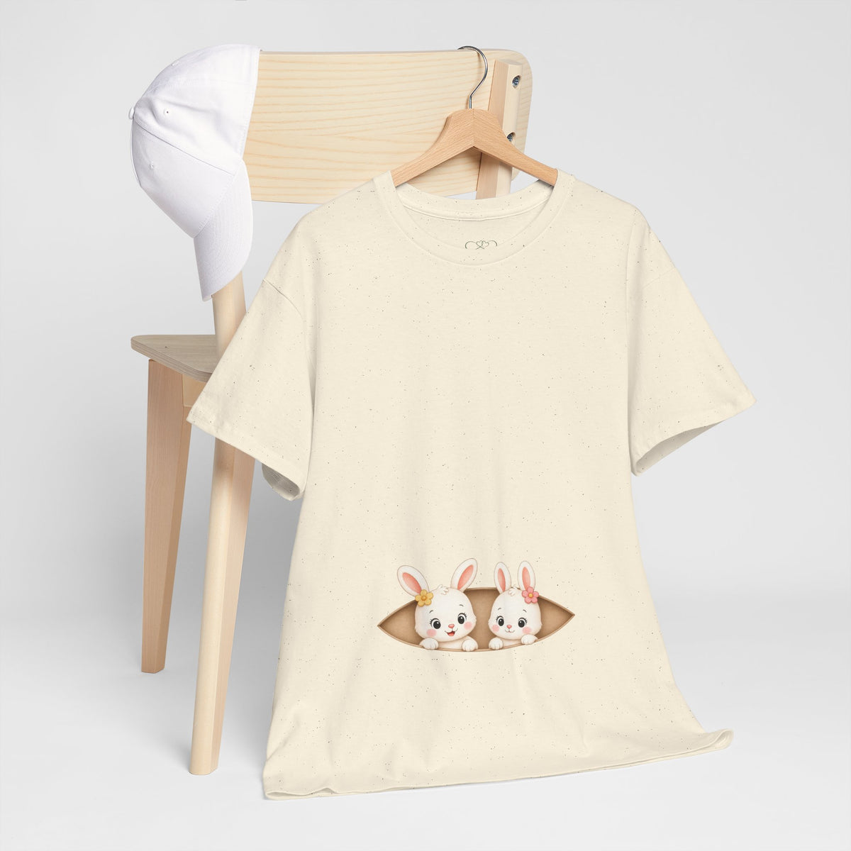 Camiseta embarazo gemelar | Conejitas Gemelas