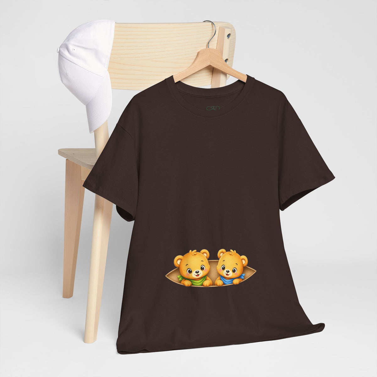 Camiseta embarazo gemelar | Ositos Gemelos