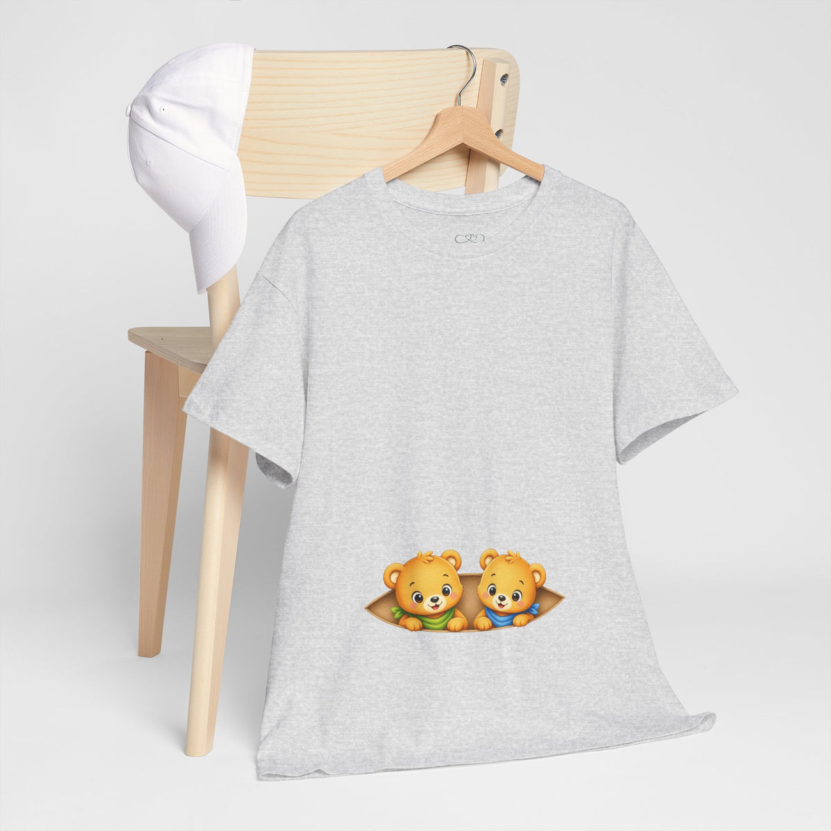 Camiseta embarazo gemelar | Ositos Gemelos