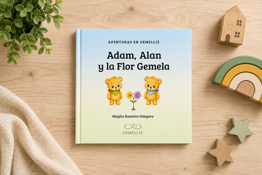Adam, Alan y la Flor Gemela | Cuento para gemelos y mellizos