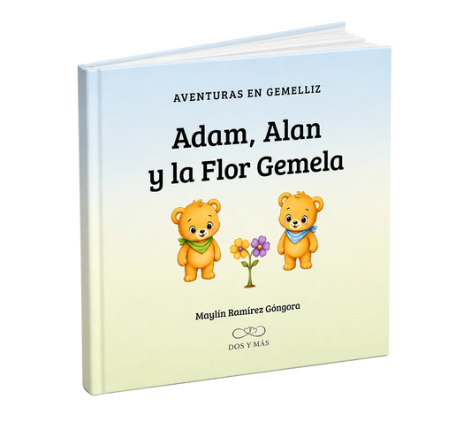Adam, Alan y la Flor Gemela | Cuento para gemelos y mellizos